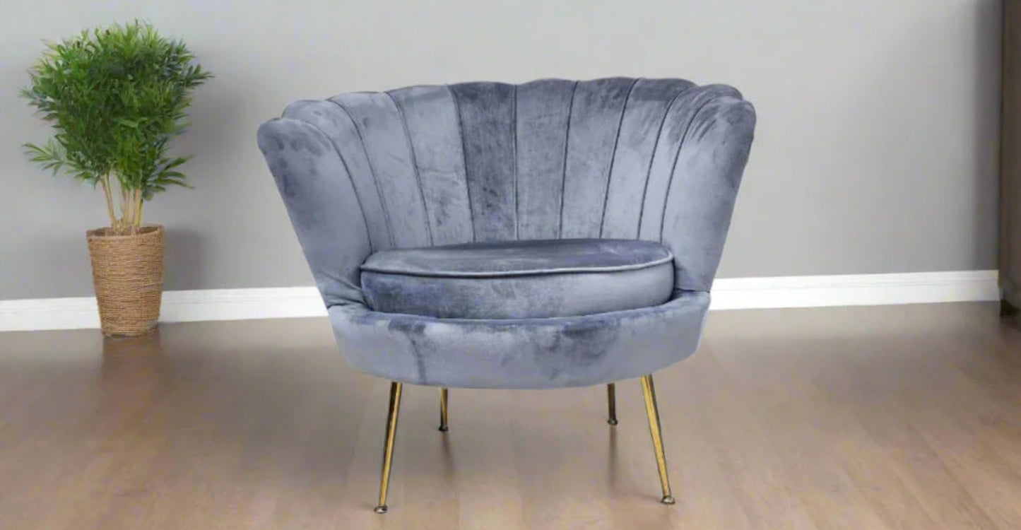 Lumina Grey- Gold Legs