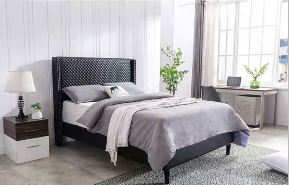 Milan PU Black- Double & King