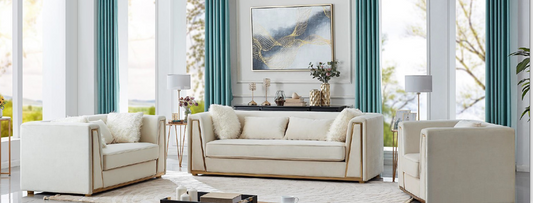 2112 - Beige Brushed Chrome Accent