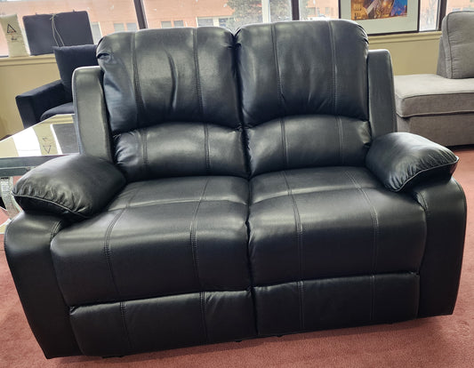 8049 Recliner-Grey & Black