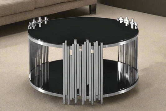 C1668 Silver- Black